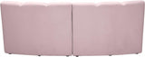 Meridian Furniture - Infinity Modular Sofa In Pink - 638Pink-2Pc