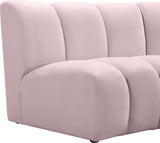 Meridian Furniture - Infinity Modular Sofa In Pink - 638Pink-2Pc