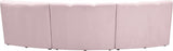 Meridian Furniture - Infinity Modular Sofa In Pink - 638Pink-3Pc