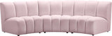 Meridian Furniture - Infinity Modular Sofa In Pink - 638Pink-3Pc