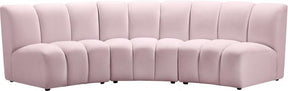 Infinity Modular Sofa In Pink - 638Pink-3Pc | Meridian