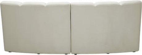 Meridian Furniture - Infinity Modular Sofa In Cream - 638Cream-2Pc