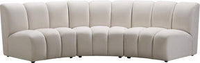 Infinity Modular Sofa In Cream - 638Cream-3Pc | Meridian