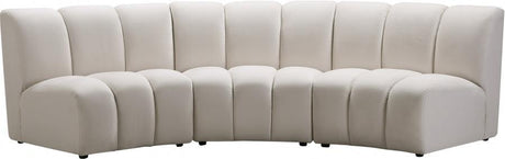 Meridian Furniture - Infinity Modular Sofa In Cream - 638Cream-3Pc