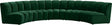 Infinity Modular 5 Piece Sectional In Green - 638Green-5Pc | Meridian