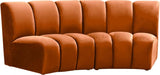 Meridian Furniture - Infinity Modular Sofa In Cognac - 638Cognac-2Pc