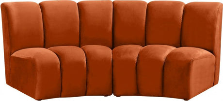 Meridian Furniture - Infinity Modular Sofa In Cognac - 638Cognac-2Pc