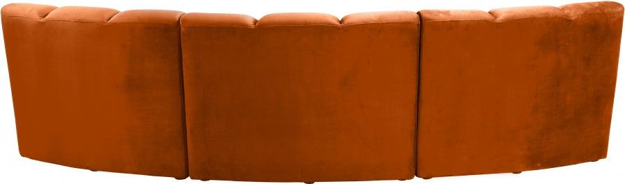 Meridian Furniture - Infinity Modular Sofa In Cognac - 638Cognac-3Pc