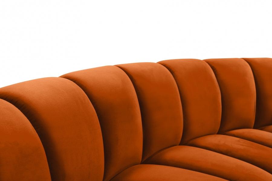 Meridian Furniture - Infinity Modular Sofa In Cognac - 638Cognac-3Pc