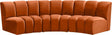 Infinity Modular Sofa In Cognac - 638Cognac-3Pc | Meridian