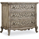Chatelet 3-Drawer Fretwork Nightstand with Integrated Power | Hooker Furniture