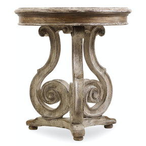 Chatelet Scroll Accent Table Caramel Froth – Hooker Furniture