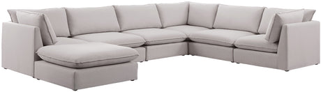 Mackenzie - Modular Sectional 7 Piece - Beige - Home Elegance USA