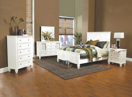 Sandy Beach - Panel Bed Bedroom Set - Home Elegance USA