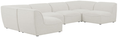 Miramar - Modular Sectional 6 Piece - Cream - Home Elegance USA