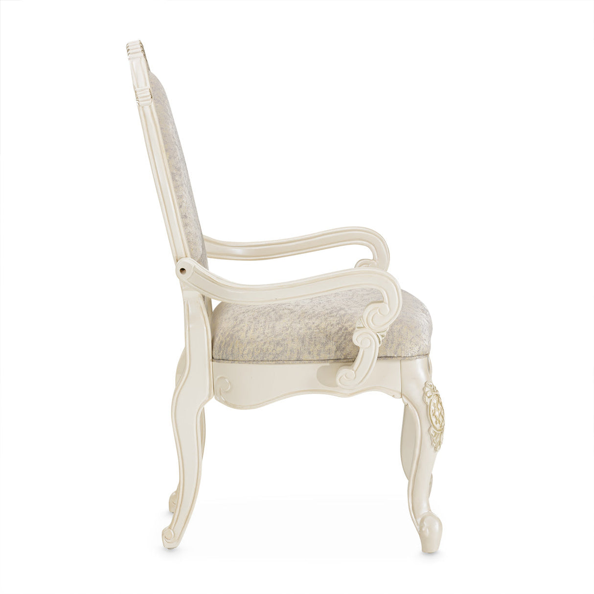 Michael Amini Lavelle Classic Pearl Arm Chair - Home Elegance USA