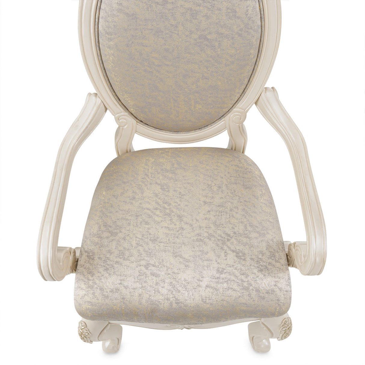 Michael Amini Lavelle Classic Pearl Arm Chair - Home Elegance USA