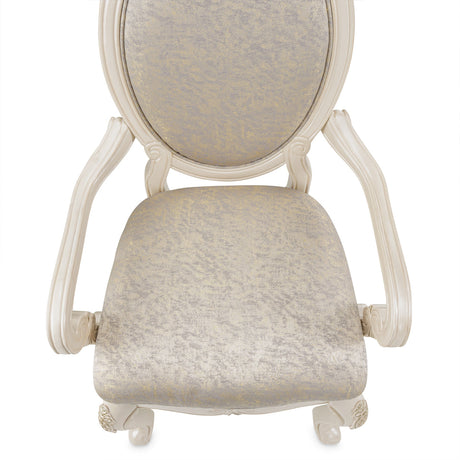 Michael Amini Lavelle Classic Pearl Arm Chair - Home Elegance USA