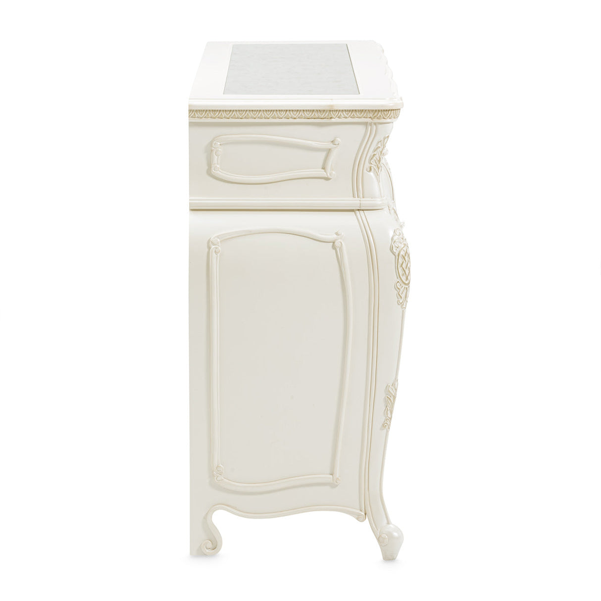 Aico Furniture - Lavelle Sideboard With Mirror In Classic Pearl - 54007-67-113