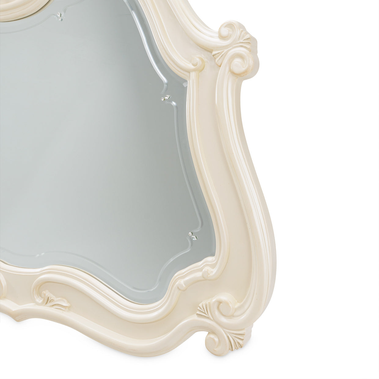 Michael Amini Lavelle Classic Pearl Sideboard Mirror - Home Elegance USA