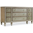 Sanctuary Nine-Drawer Dresser Antique Mirror & Silver Leaf Avalon – Hooker Furniture