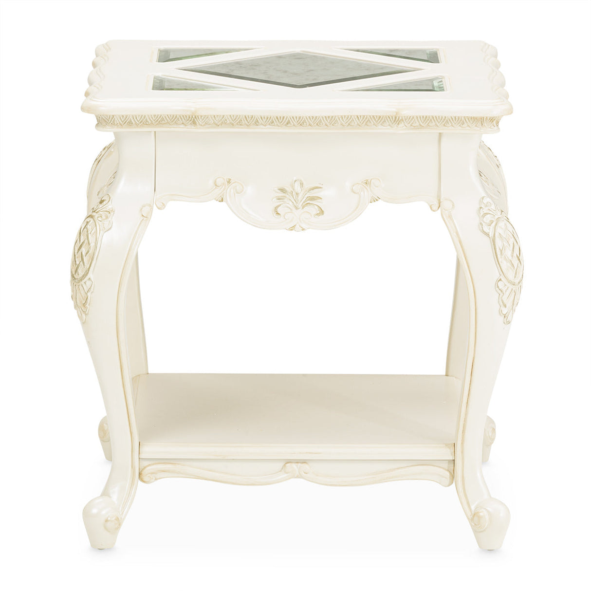 Aico Furniture - Lavelle End Table In Classic Pearl - 54202-113