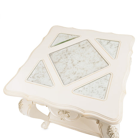 Michael Amini Lavelle Classic Pearl End Table - Home Elegance USA