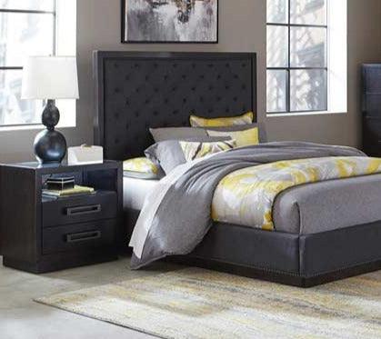Homelegance - Larchmont Charcoal 3 Piece Queen Bedroom Set - 5424-1-3