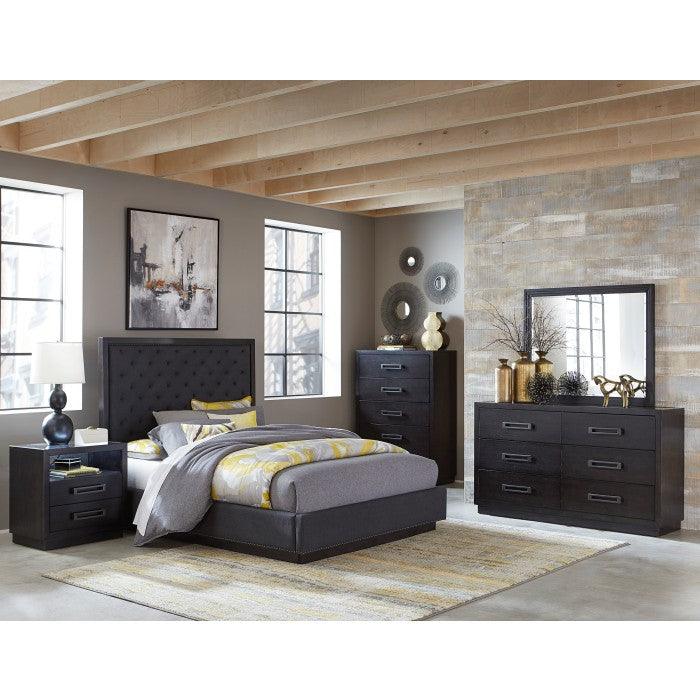 Homelegance - Larchmont Charcoal Dresser And Mirror Set - 5424-5-6