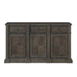 Sarasota Server With 3 Drawers And 3 Doors In Driftwood Brown 5441-40N | Homelegance - sold by Home Elegance USA