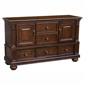 Lordsburg Dining Buffet/Server | Brown Cherry Finish | Parquet Veneer | Homelegance