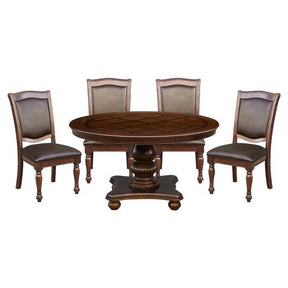 Lordsburg 5 Piece Dining Room Set In Brown Cherry 5473-54-5Set | Homelegance