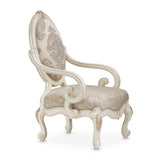 Aico Furniture - Lavelle Oval Back Wood Chair Mystic In Classic Pearl - 54834-Mystc-113