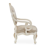 Aico Furniture - Lavelle Oval Back Wood Chair Mystic In Classic Pearl - 54834-Mystc-113