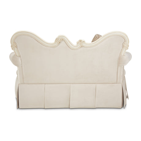 Aico Furniture - Lavelle Settee In Classic Pearl - 54864-Ivory-113