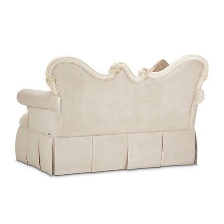 Aico Furniture - Lavelle Settee In Classic Pearl - 54864-Ivory-113