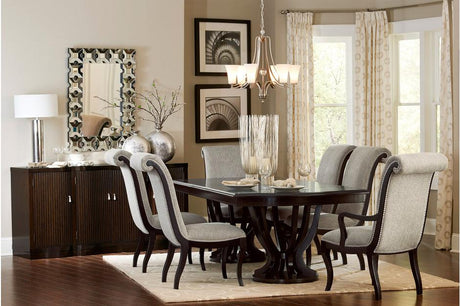 Homelegance - Savion 7 Piece Dining Room Set In Espresso - 5494-106-7Set