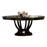 Homelegance - Savion Round-Oval Dining Table In Espresso - 5494-76*