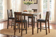 Delmar 5 Piece Counter Height Set 5511-36 | Homelegance