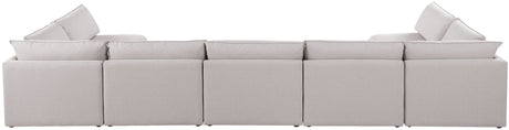 Mackenzie - Modular Sectional 7 Piece - Beige - Fabric