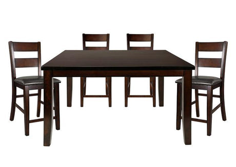 Homelegance - Mantello 5 Piece Counter Height Set - 5547-36-5Set