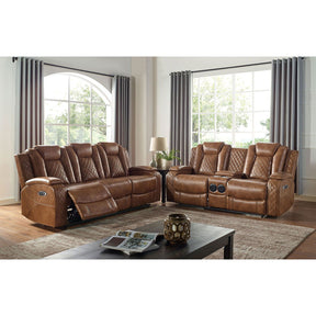 Alexia - Sofa & Loveseat - Brown