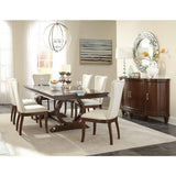 Homelegance - Oratorio Cherry Extendable Trestle Dining Table - 5562-96