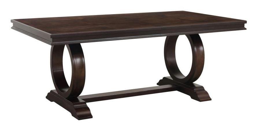 Homelegance - Oratorio Cherry Extendable Trestle Dining Table - 5562-96