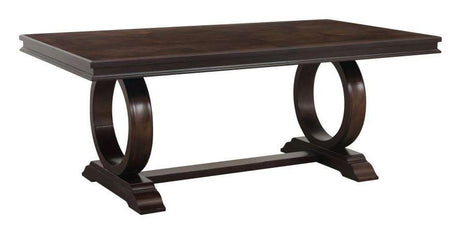 Homelegance - Oratorio Cherry Extendable Trestle Dining Table - 5562-96