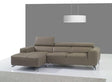 A978B Burlywood Italian Leather Laf Chaise Sectional - 17906121-Lhfc | J&M