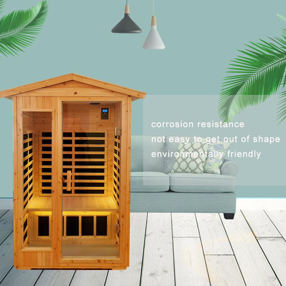 Outdoor far infrared  sauna room (Two person )