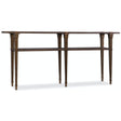 Skinny Console Table in Dark Wood Acacia and Metal – Hooker Furniture