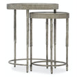 Melange Accent Nesting Tables Silver Iron & Mirror – Hooker Furniture
