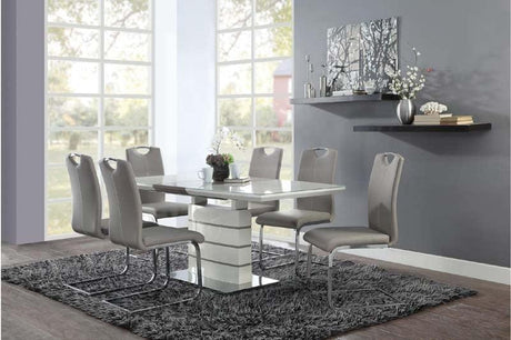 Homelegance - Glissand 7 Piece Rectangular Dining Room Set - 5599-71-7